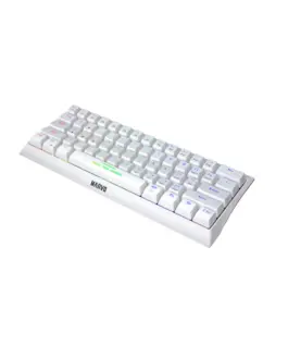 Marvo геймърска клавиатура Gaming Mechanical keyboard 61 keys TKL Hecate 61R WH – KG962G White – RED switches