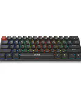 Alternative view of Marvo механична геймърска клавиатура Gaming Mechanical keyboard Saber 61 KG933G - 61 keys, Red Switches [Linear]