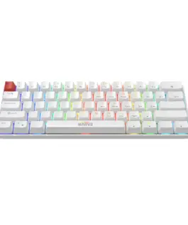 Alternative view of Marvo механична геймърска клавиатура Gaming Mechanical keyboard Saber 61 KG933G White - 61 keys, Red Switches [Linear]