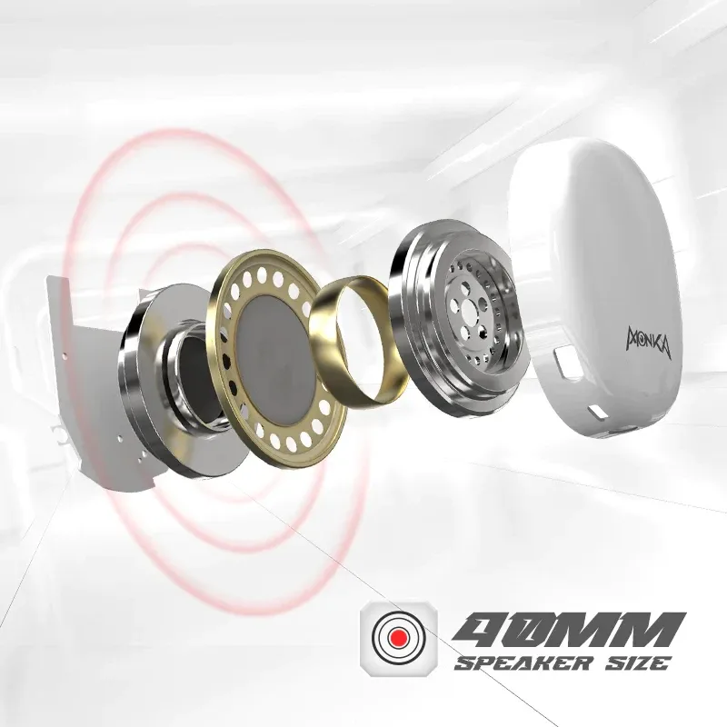 Marvo безжични геймърски слушалки Gaming Headphones Monka Echo HG9069W - Bluetooth, 2.4G - Image 401