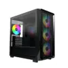 Montech кутия Case mATX - X5M (B) - 4 x 120 mm A-RGB USB-C