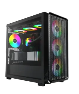Alternative view of Montech кутия Case mATX - X5M (B) - 4 x 120 mm A-RGB, USB-C