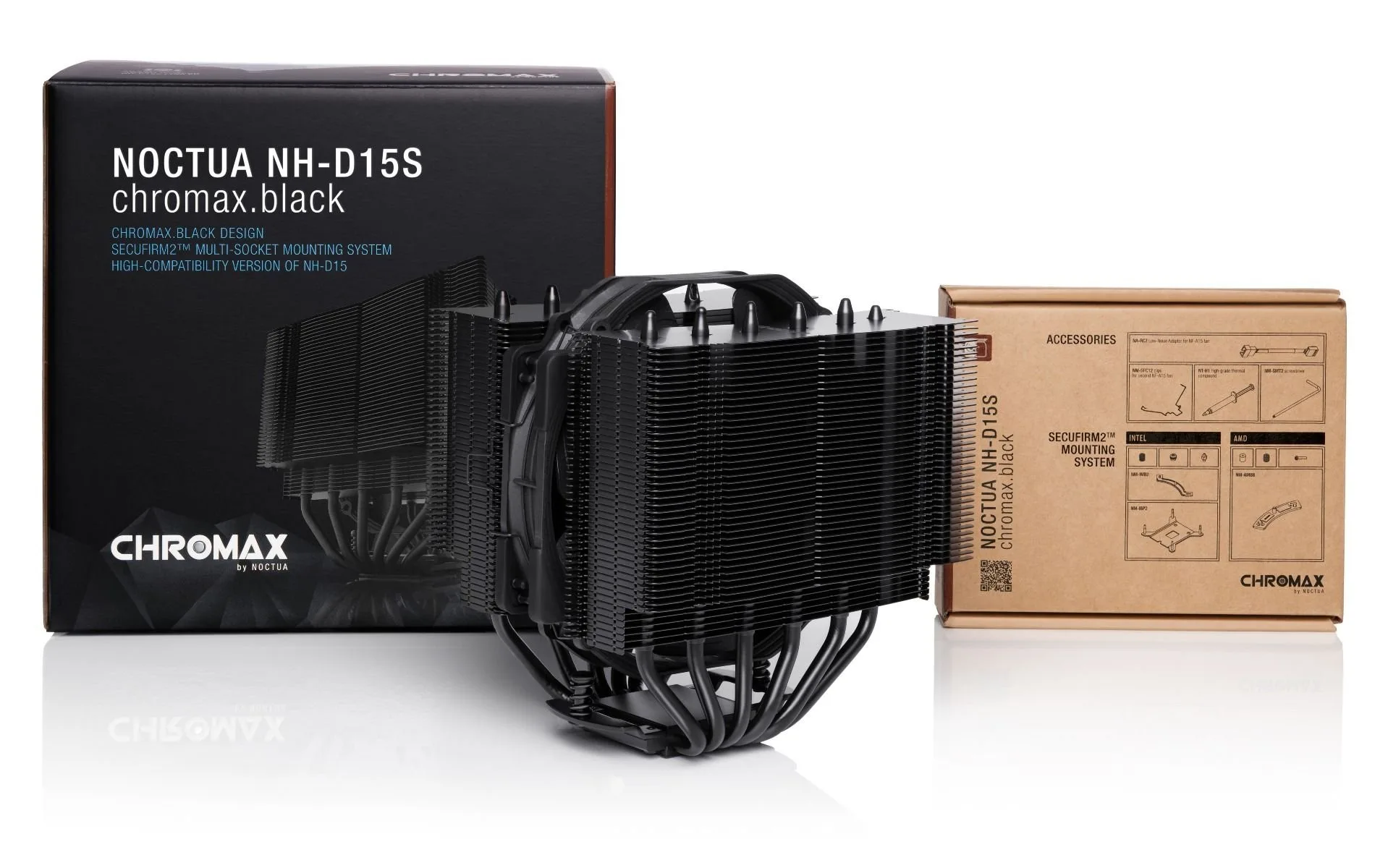 Noctua Охладител CPU Cooler NH-D15S chromax.black - Image 264