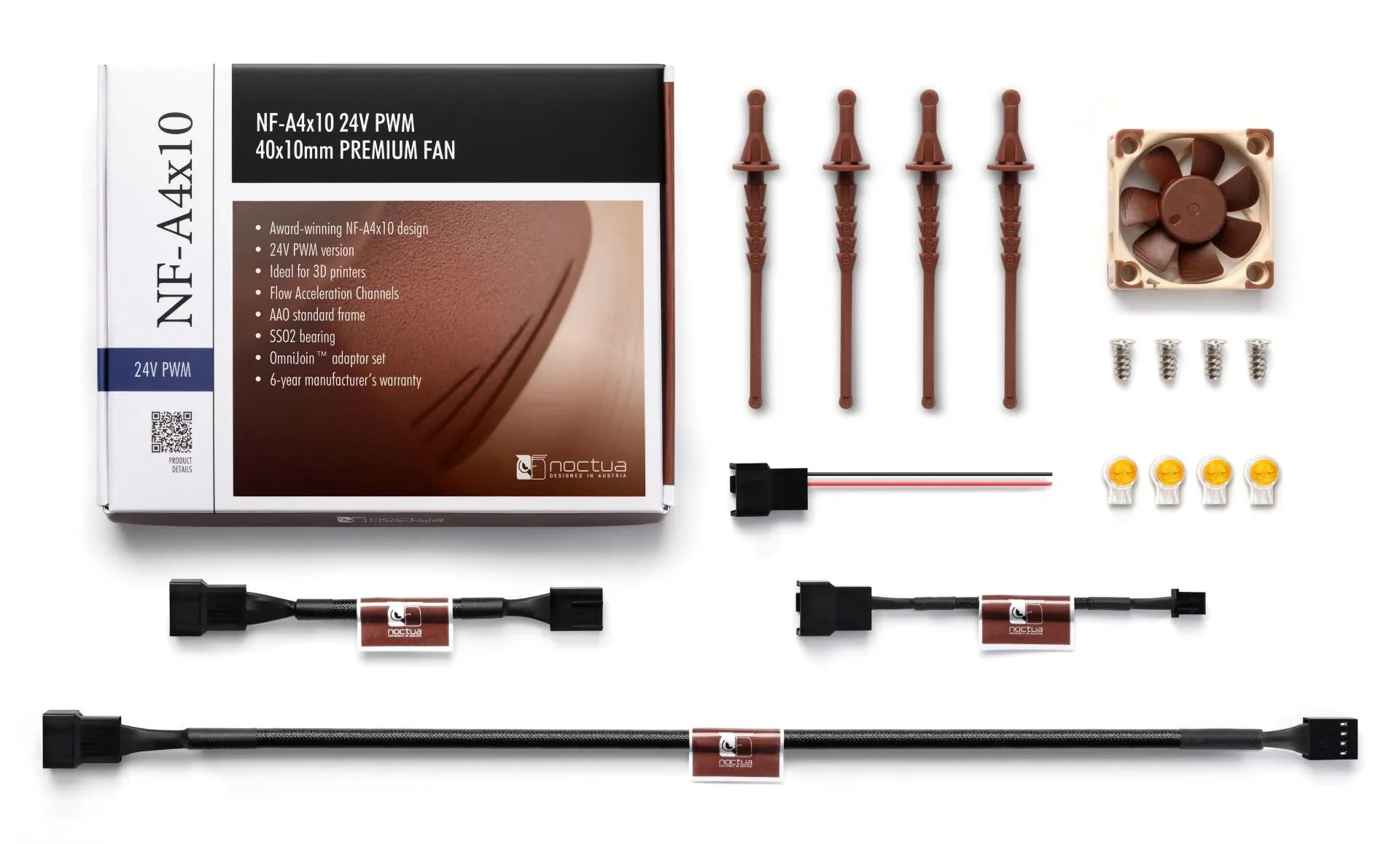 Noctua Вентилатор Fan 40x40x10mm 24V - NF-A4x10-24V-PWM - Image 45