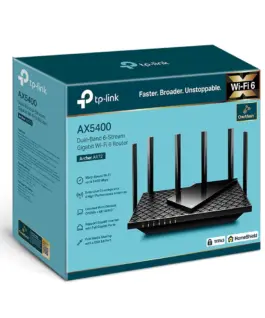 Alternative view of Двулентов Gigabit Wi-Fi 6 рутер TP-Link Archer AX72 AX5400