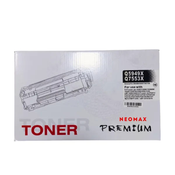 УНИВЕРСАЛНА КАСЕТА HP Laserjet Q5949X / Q7553X/CANON CRG-708H (CRG708H) - HIGH CAPACITY - Black - PN HT-Q5949X -