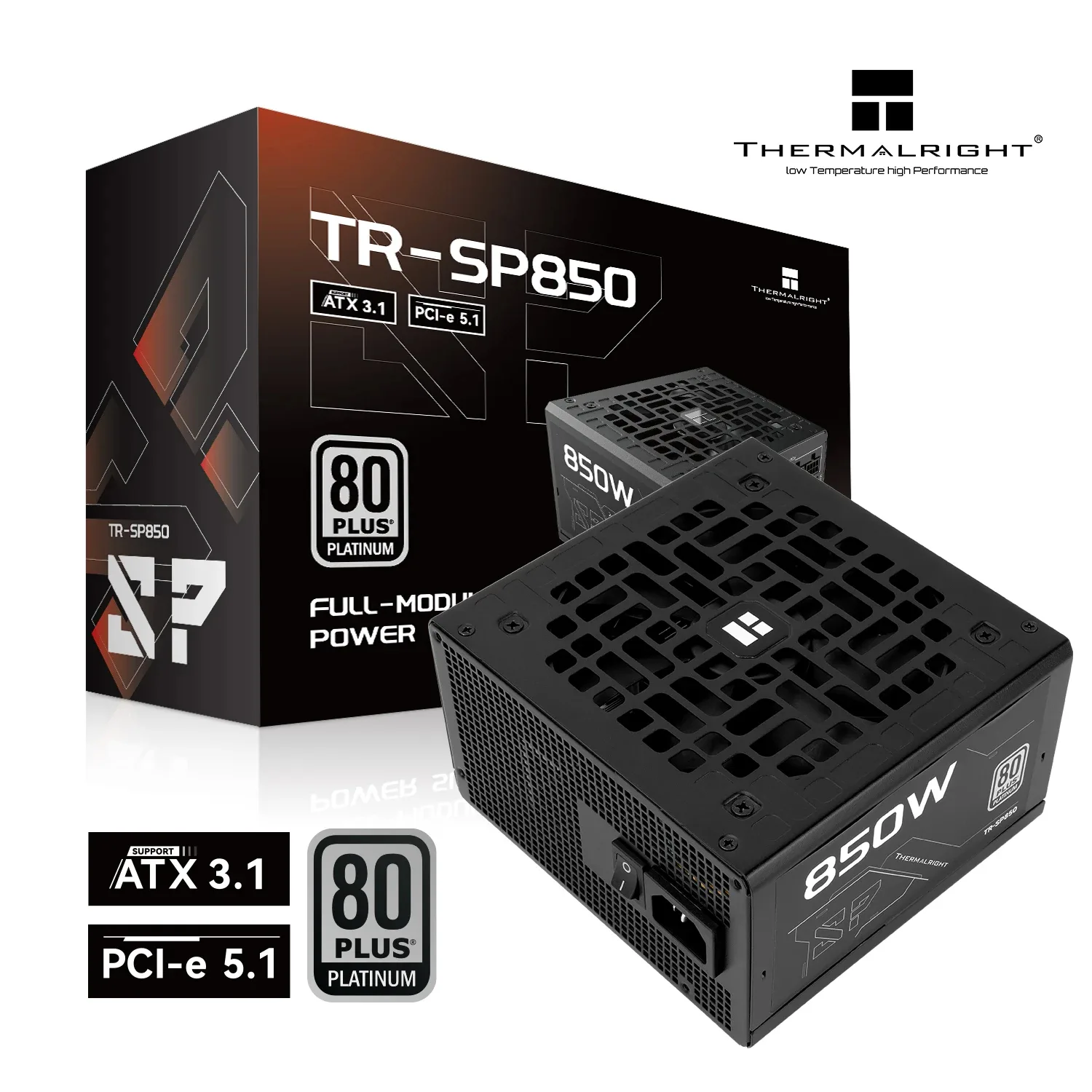Thermalright захранване PSU ATX 3.1 850W Platinum - TR-SP850 Black - Image 5