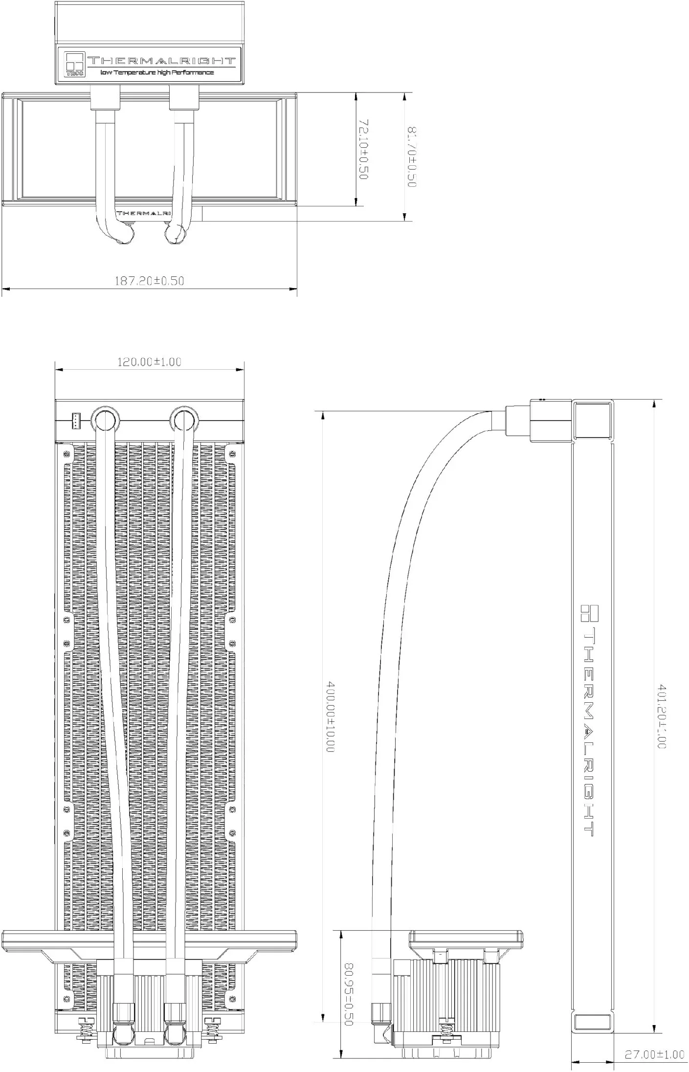 Thermalright водно охлаждане Water Cooling Trofeo Vision 360 ARGB White - 6.86 inch IPS LCD Display - Image 3