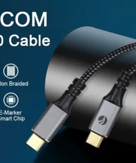 Alternative view of VCom кабел USB4.0 Type-C/Type-C 20Gbps, 240W - CU521M-2m