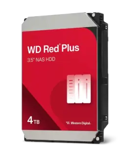 Хард диск WD Red Plus 4TB NAS 3.5" 128MB 5400RPM