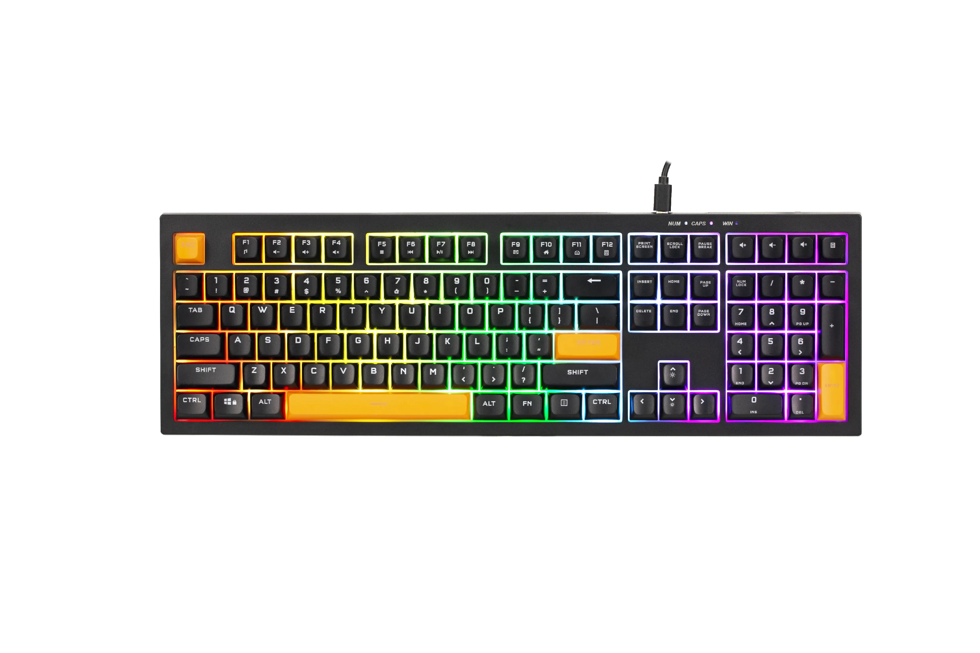 Xtrike ME геймърска клавиатура Gaming Keyboard 104 keys - KB-512 BK - Silent