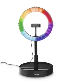Hama LED Лампа със статив "SpotLight FoldUp RGB 102" LED-RGB комплект за смартфон