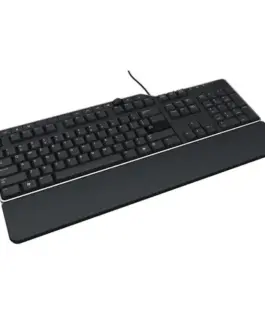 Клавиатура US/Euro (QWERTY) Dell KB-522 Wired Business Multimedia USB Keyboard Black