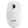 Мишка за компютър LOGITECH B100 Corded Mouse - WHITE - USB - B2B