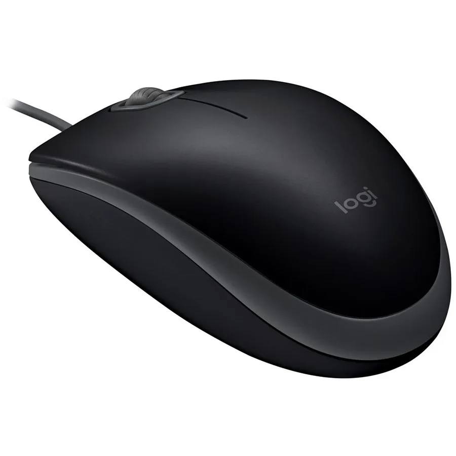 Мишка за компютър LOGITECH B110 Corded Mouse - SILENT - BLACK - USB - B2B - Image 10