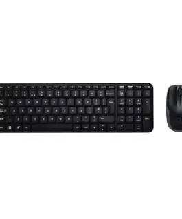 КОМПЛЕКТ МИШКА + КЛАВИАТУРА LOGITECH MK220 US – Wireless / Безжична – Black – БЕЗ БДС КИРИЛИЗАЦИЯ