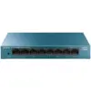 Kомутатор TP-Link LiteWave 8-Port Gigabit Desktop Switch 8 Gigabit RJ45 Ports Desktop Steel Case Wall Mount Green Ethern
