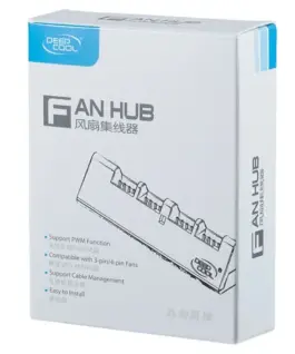 DeepCool Разклонител за вентилатори Fan HUB 4 fans