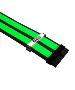 1stPlayer комплект удължителни кабели Custom Modding Cable Kit Black/Green - ATX24P EPS PCI-e -