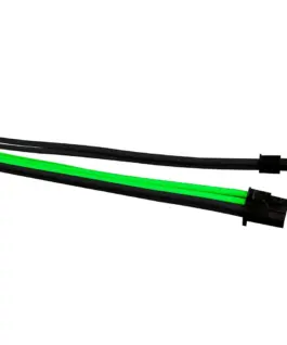 Alternative view of 1stPlayer комплект удължителни кабели Custom Modding Cable Kit Black/Green - ATX24P, EPS, PCI-e - BGE-001