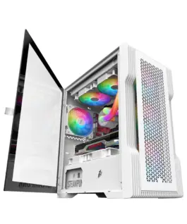 1stPlayer кутия Case mATX – TRILOBITE T3 Mesh White