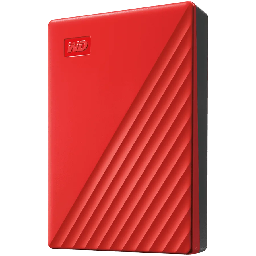Външен хард диск HDD External WD My Passport (4TB, USB 3.2) Red - Image 2