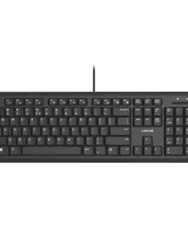 Клавиатура CANYON keyboard HKB-20 EN/BG Velvet Wired Black