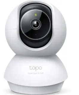 TP-LINK Camera Pan/Tilt AIHome Security Wi-Fi SPEC: 3K 5MP (2880×1620) 2.4 GHz Horizontal 360o