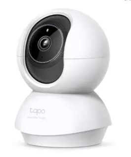 Alternative view of TP-LINK Camera Pan/Tilt AIHome Security Wi-Fi SPEC: 3K 5MP (2880×1620), 2.4 GHz, Horizontal 360o FEATURE