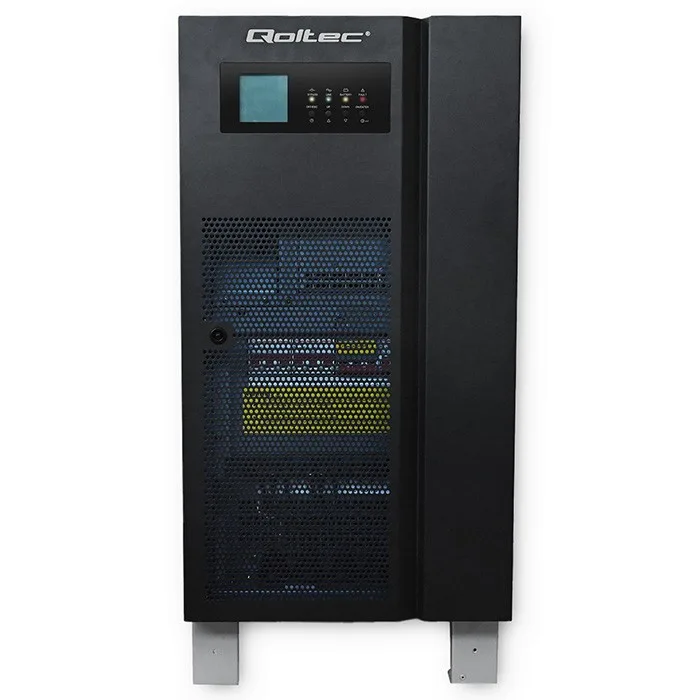 Qoltec 3phase UPS 20kVA 16kW LCD EPO SNMP USB - Image 4