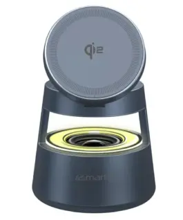 4smarts зарядно docking station Aura Sound Qi2 сив