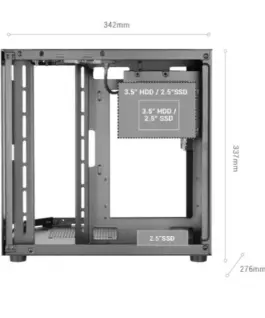 TACENS MARS MC-3TLITE черен mATX