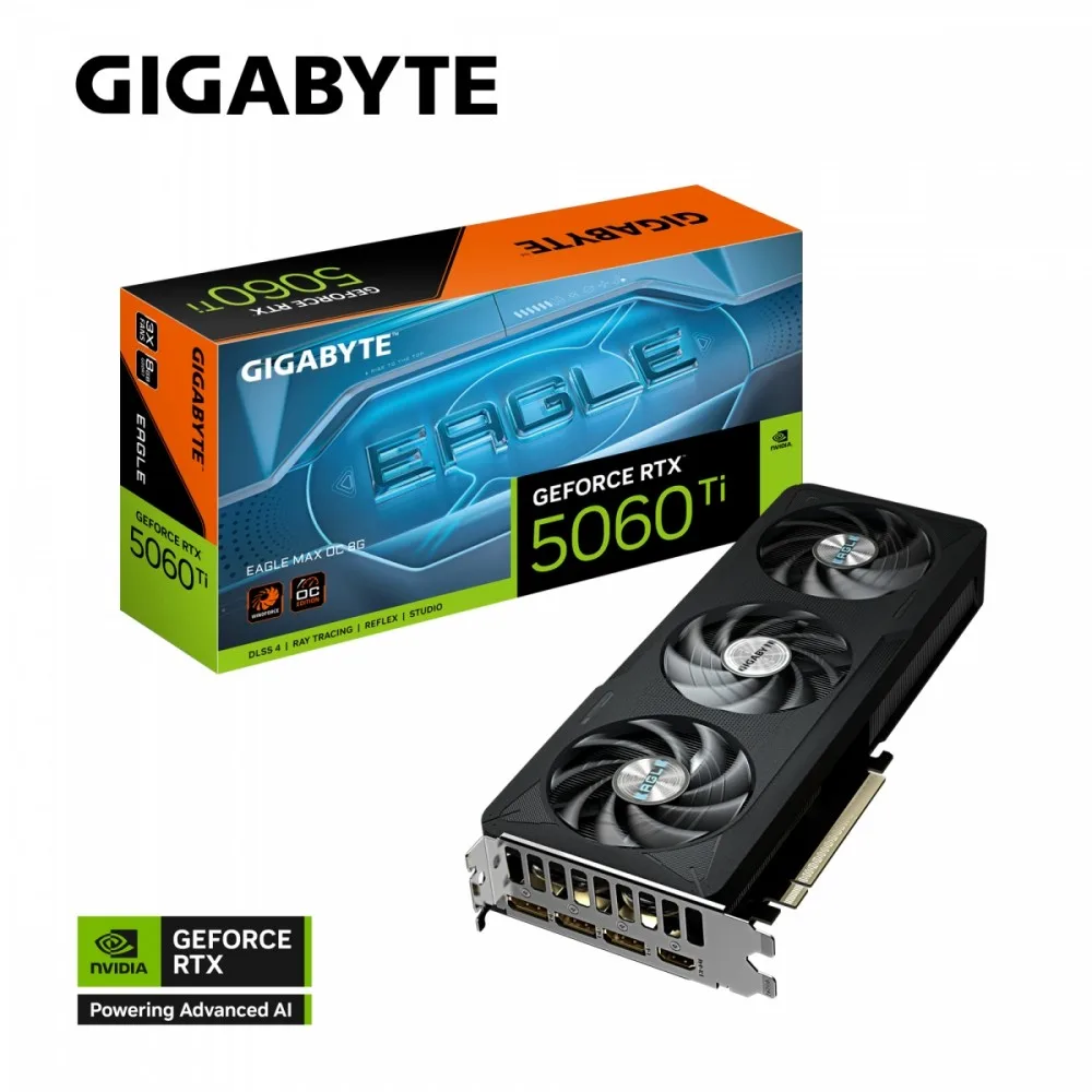 Gigabyte видео карта GeForce RTX 5060 Ti EAGLE MAX OC 128BIT GDDR7 HDMI/3DP - Image 2
