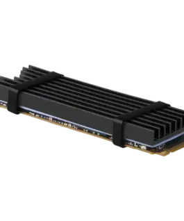 Охладител за процесор Охладител AXAGON CLR-M2L6 passive - M.2 SSD 80mm SSD ALU body silicone thermal pads height