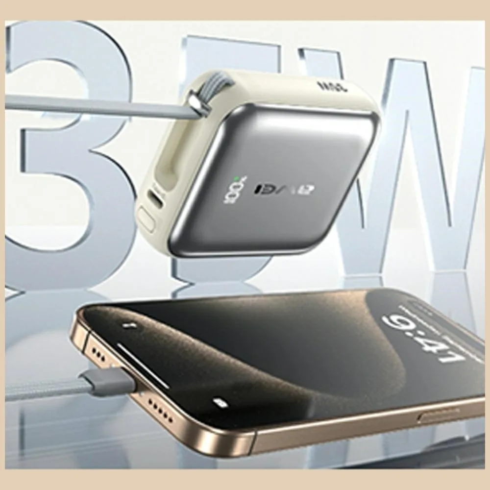 AWEI външна батерия AS-181 35W 10000mAh кабел included - Image 2