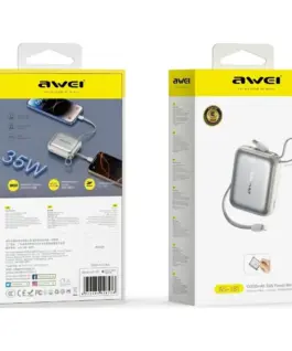 AWEI външна батерия AS-181 35W 10000mAh кабел included