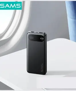 Alternative view of USAMS външна батерия PB80 10000mAh 20W PD черен