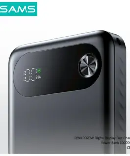 USAMS външна батерия PB80 10000mAh 20W PD черен