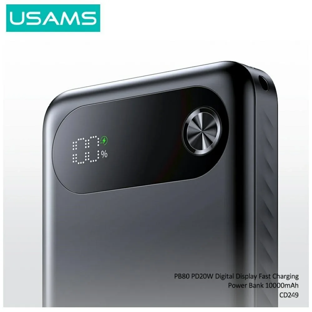 USAMS външна батерия PB80 10000mAh 20W PD бял - Image 3