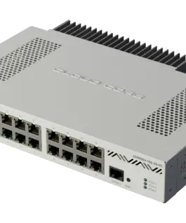 Комутатор MikroTik CCR2004-16G-2S+PC с 16 Gigabit порта и 2 SFP+