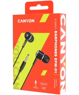 Слушалки CANYON Stereo earphones with microphone