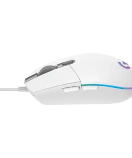 Геймърска мишка LOGITECH G102 LIGHTSYNC Corded Gaming Mouse – WHITE – USB –