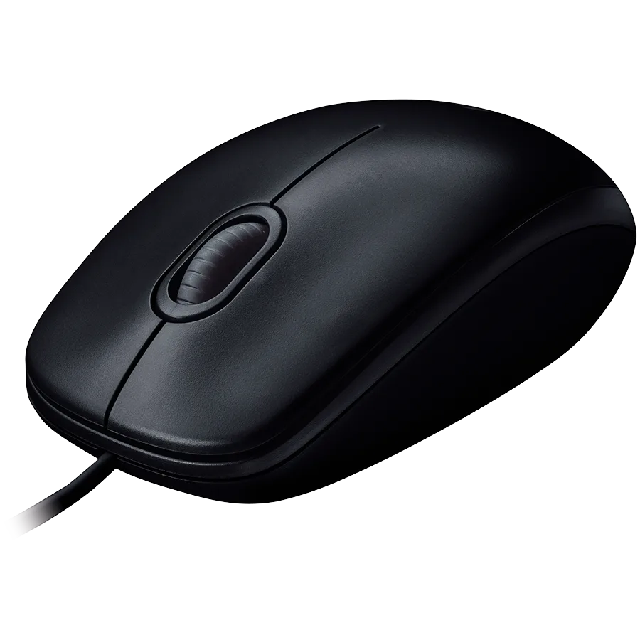 Мишка за компютър LOGITECH B100 Corded Mouse - BLACK - USB - B2B - Image 6