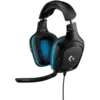 Геймърски слушалки LOGITECH G432 Wired Gaming Headset 7.1 - LEATHERETTE - BLACK/BLUE -
