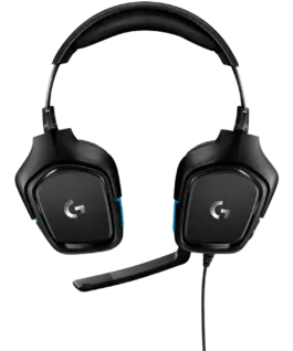 Геймърски слушалки LOGITECH G432 Wired Gaming Headset 7.1 – LEATHERETTE – BLACK/BLUE –