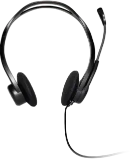 Слушалки LOGITECH PC960 Corded Stereo Headset BLACK – USB