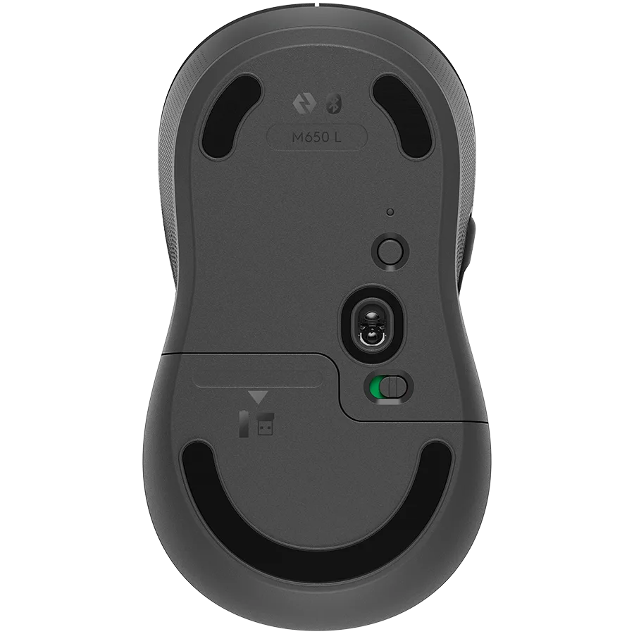 Безжична мишка LOGITECH M650L Signature Bluetooth Mouse - GRAPHITE - Image 28