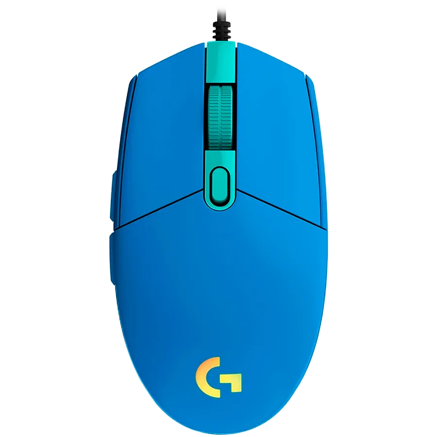 Геймърска мишка LOGITECH G102 LIGHTSYNC Corded Gaming Mouse - BLUE - USB - EER