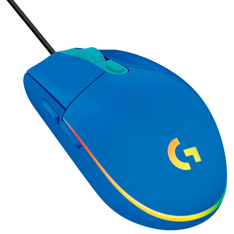 Геймърска мишка LOGITECH G102 LIGHTSYNC Corded Gaming Mouse - BLUE - USB - EER - Image 27