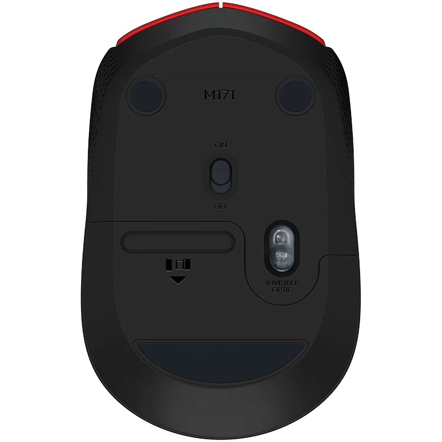 Безжична мишка LOGITECH M171 Wireless Mouse - RED - Image 32